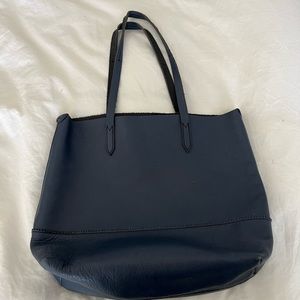 J Crew Madewell leather transport tote bag